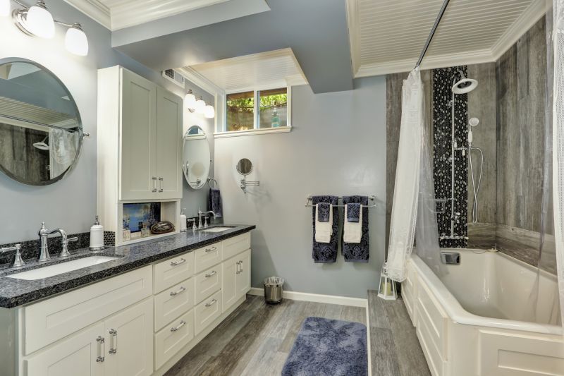 Bathroom with Custom Cabinetry